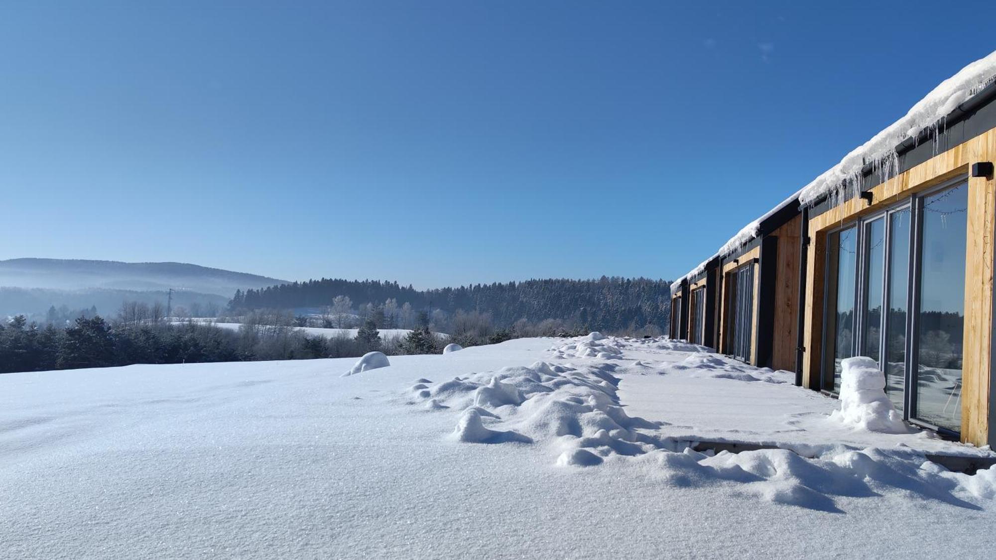 Вилла Widokowe Stodoly Bieszczady Леско Экстерьер фото