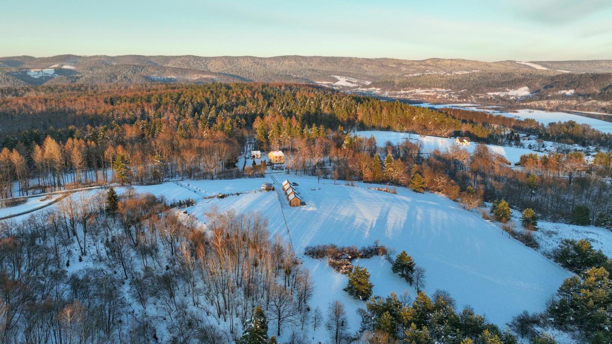 Вилла Widokowe Stodoly Bieszczady Леско Экстерьер фото
